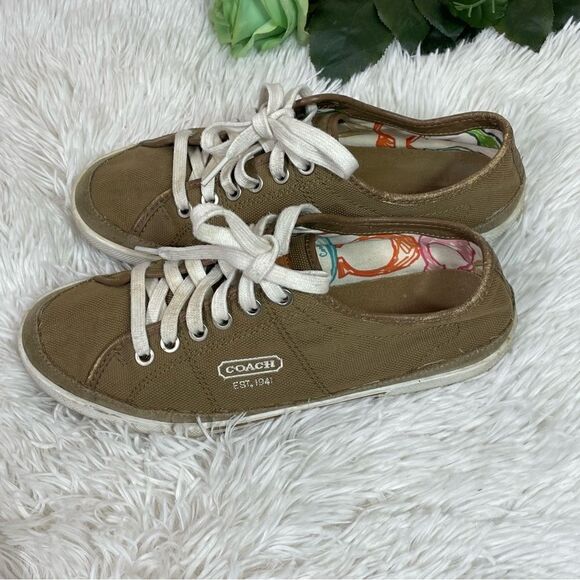 Coach canvas shoes    - Picture 1 of 9